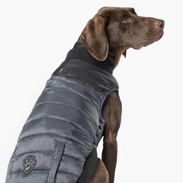 Canada Pooch Summit Stretch Vest Grey Decker's Dog + Cat