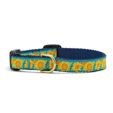 Up Country Cat Collar - Bright Sunflower