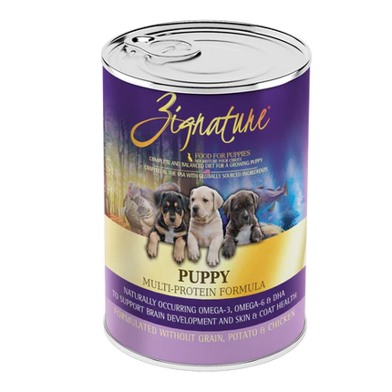 Zignature Puppy Turkey Whitefish & Pork 13oz can