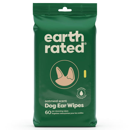 Earth Rated Pet Ear Wipes Wild Oat Scent