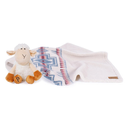 Pendleton Rosewood Harding Throw + Lamb Toy Gift Set