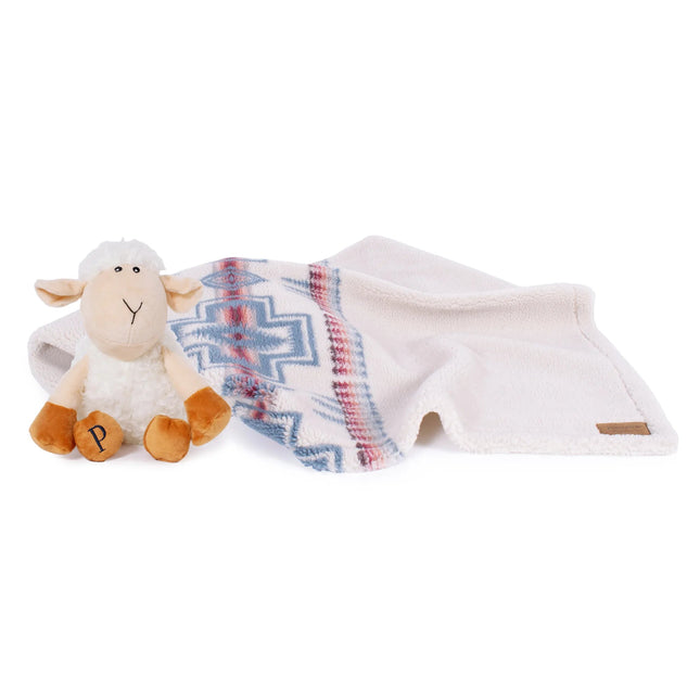 Pendleton Rosewood Harding Throw + Lamb Toy Gift Set