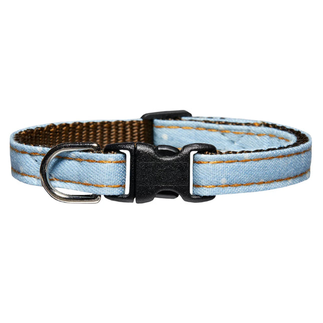 Sweet Pickles Designs- The Jean-ius - Cat Collar