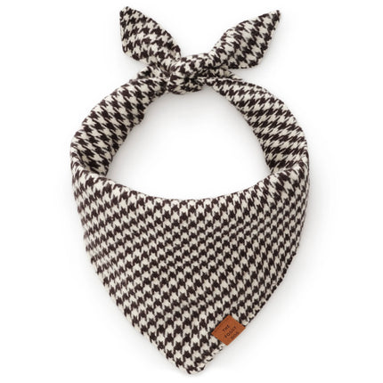 The Foggy Dog - Houndstooth Dog Bandana