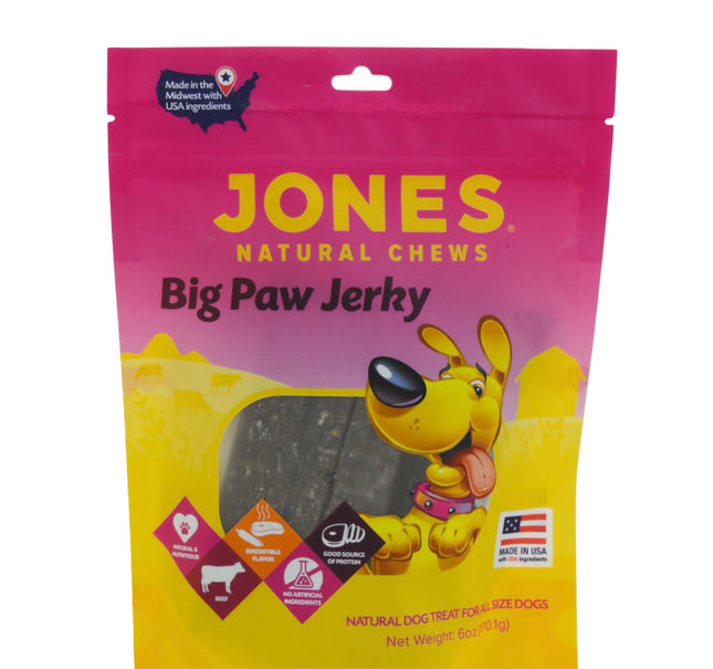 Jones Big Paw Jerky Dog Treats 6oz