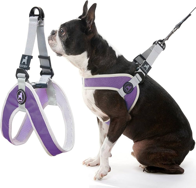 Gooby Simple Step-In Harness Purple