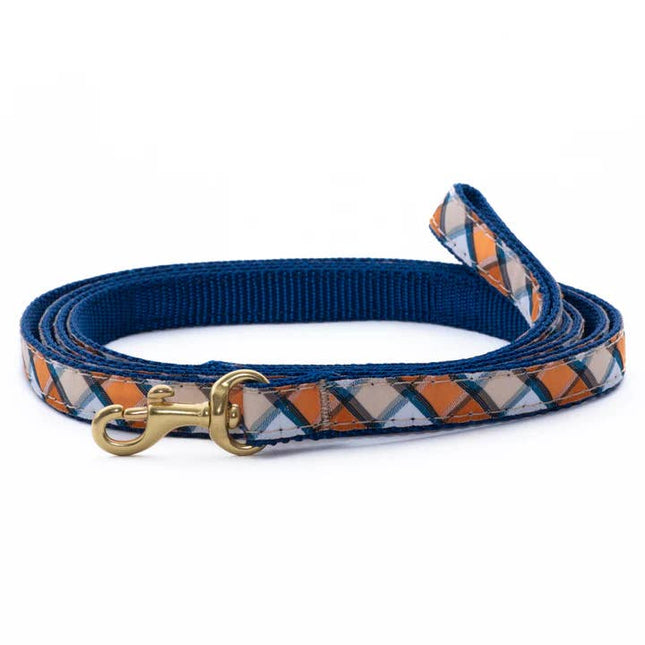 Up Country Small Breed Dog Lead - Terracotta Plaid