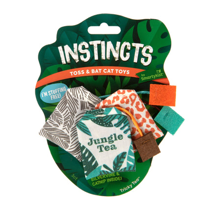 Instincts Tricky Tea Toss & Bat Cat toy