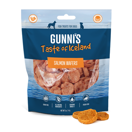 Gunni's dog Salmon Wafers 5oz