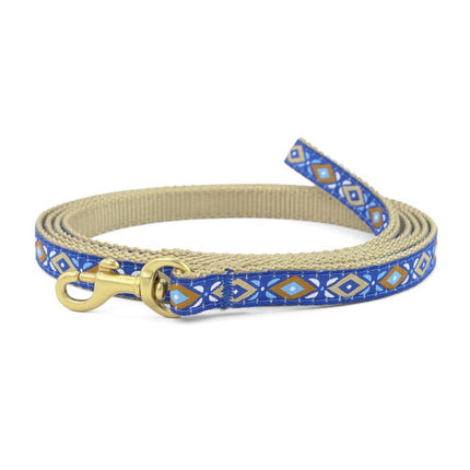 Up Country Small Breed Dog Lead - Aztec Blue