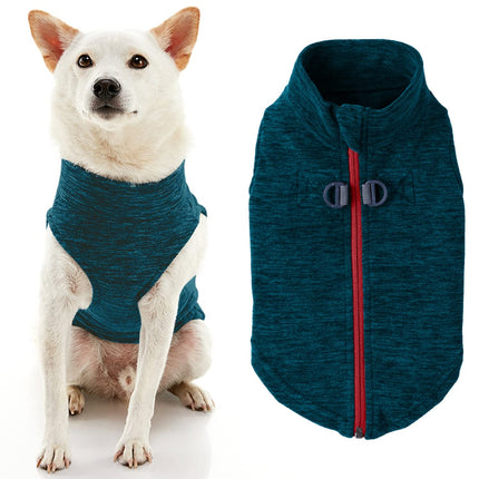 Gooby Zip Up Fleece - Turquoise Wash