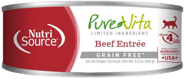 Pure Vita 96% Beef & Beef Liver Entree 5.5oz