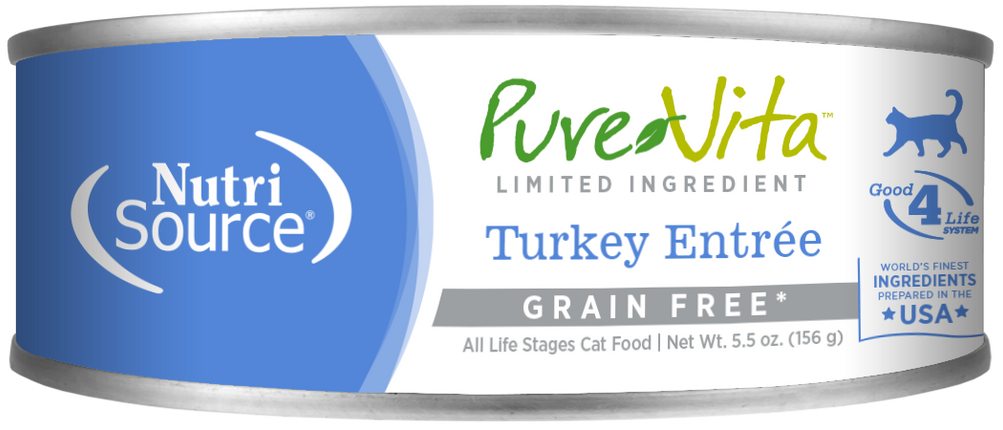 Pure Vita 96% Turkey & Turkey Liver Entree 5.5oz