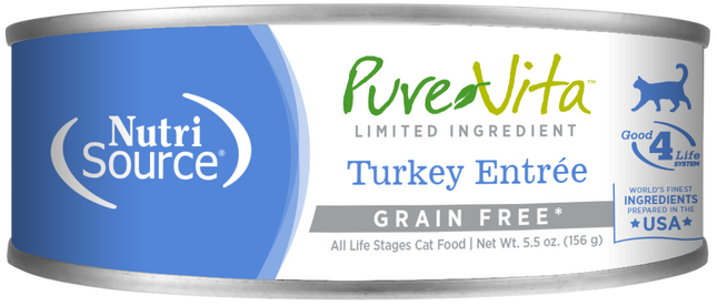 Pure Vita 96% Turkey & Turkey Liver Entree 5.5oz