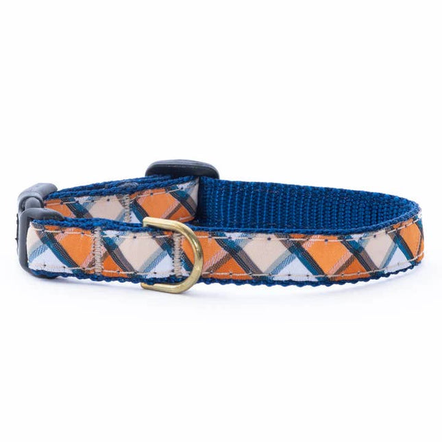 Up Country Small Breed Dog Collar - Teracotta Plaid