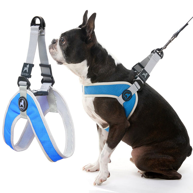 Gooby Simple Step-In Harness Blue