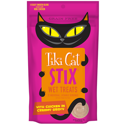 Tiki Cat Stix Wet Treats Chicken GF