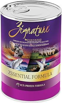 Zignature Zssential formula canned Dog food