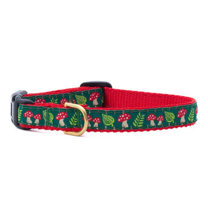 Up Country Small Breed Dog Collar - Mushrooms