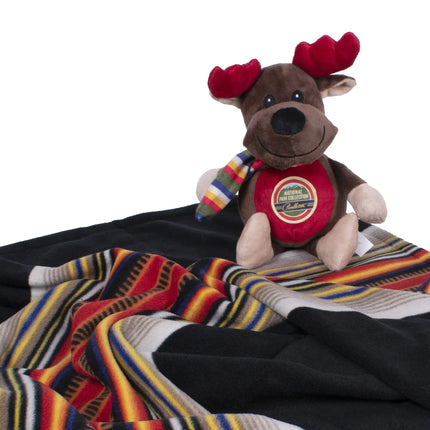 Pendleton Acadia Lake National Park Throw + Moose Toy Gift Set