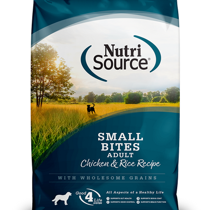 NutriSource Adult Chicken & Rice Recipe Small Bites