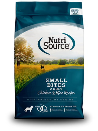 NutriSource Adult Chicken & Rice Recipe Small Bites