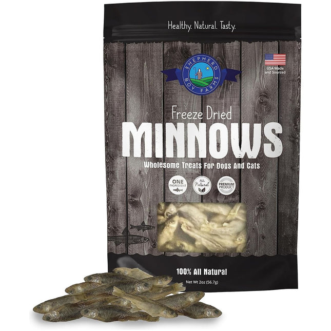 Shepherd Boy Farms Freeze-dried Minnows 3oz