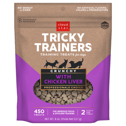 Cloudstar Tricky Trainers crunchy Chicken Liver 8oz