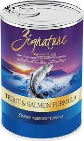 Zignature Trout & Salmon formula canned Dog food