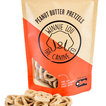 Winnie Lou Peanut Butter Pretzels 4oz