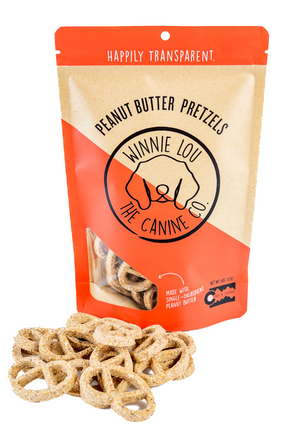 Winnie Lou Peanut Butter Pretzels 4oz