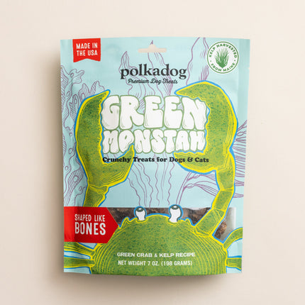 Polkadog Green Monstah Treats 10oz