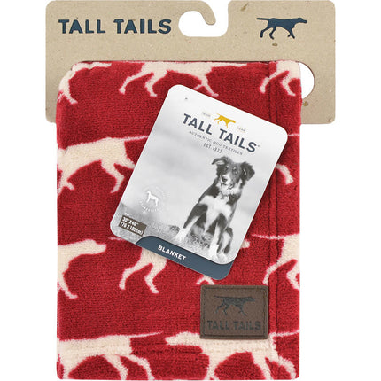 Tall Tails Red Bone Blanket