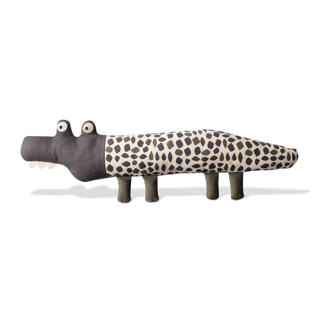 Croc my world canvas dog toy