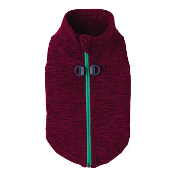 Gooby Zip Up Fleece - Fuchsia Wash