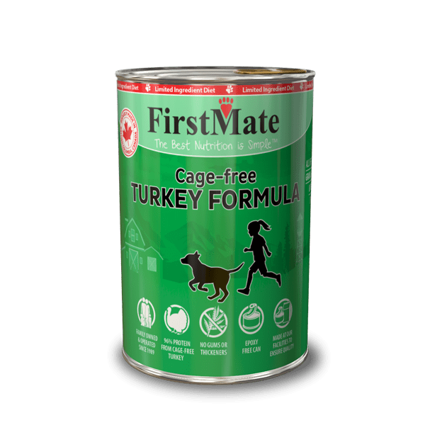 FirstMate - Limited Ingredient Cage-Free Turkey Formula Wet Dog Food 12.2oz