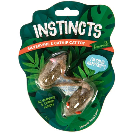 Instincts Mouser Mayham Silvervine & Catnip Cat toy