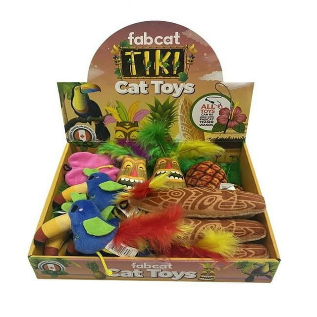 Fab Cat Tiki Toy (Assorted Design)