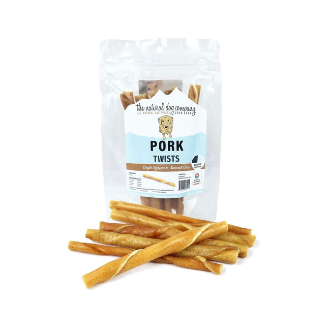 Tuesday’s Natural Dog Company 6” Pork Skin Twists Singles