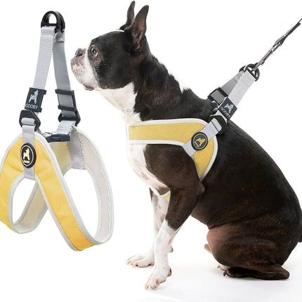 Gooby Simple Step-In Harness Yellow