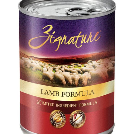 Zignature Lamb formula canned Dog food