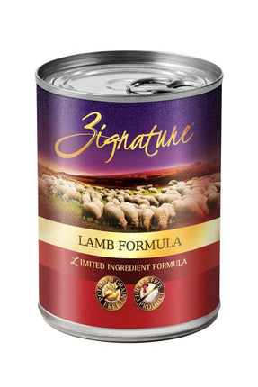 Zignature Lamb formula canned Dog food