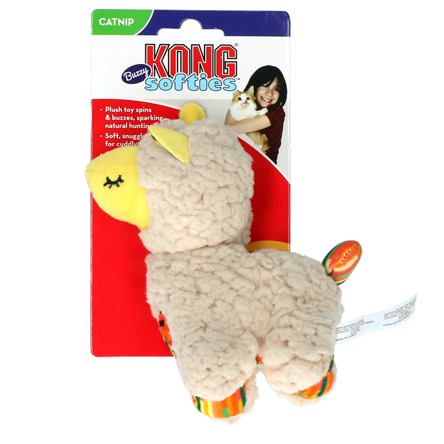 Kong Softies Buzzy Llama Cat Toy