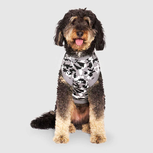 Canada Pooch - Glow In the Dark Camo Dog Sweater