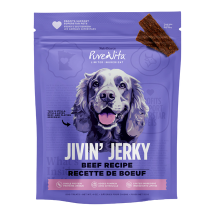 Pure Vita Jivin Jerky Beef 4oz