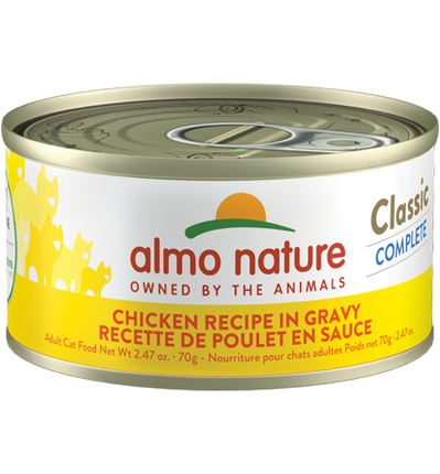 Almo Nature Cat Classic Chicken Recipe in Gravy 2.47oz