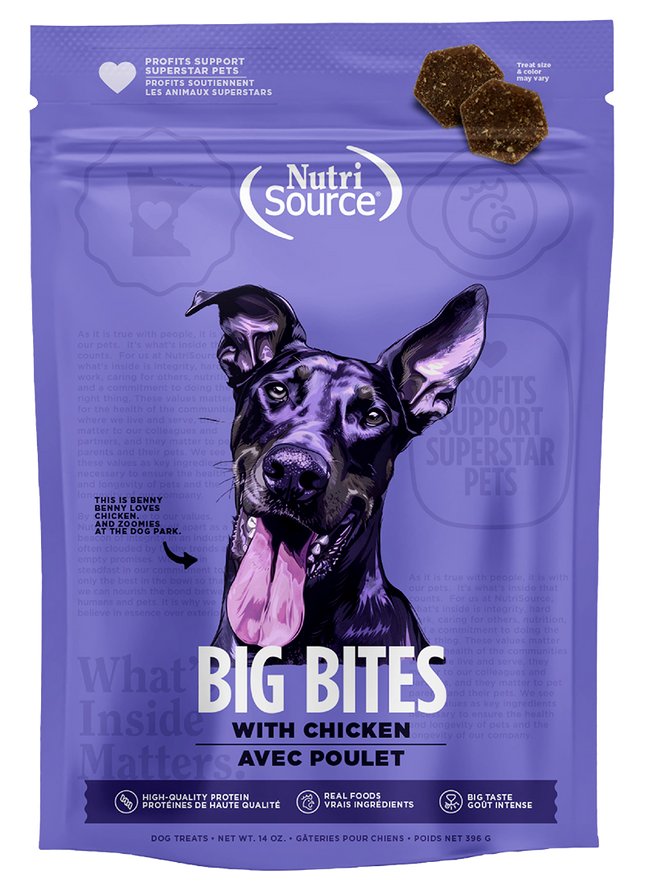 NutriSource Big Bites Chicken 14oz