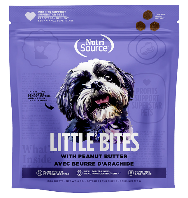 NutriSource Little Bites Peanut Butter 6oz