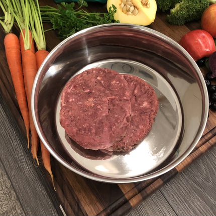 OC Raw Dog Frozen Patties - Beef & Produce