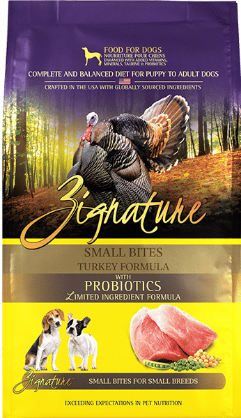 Zignature Turkey Small Bites Dry Dog Food